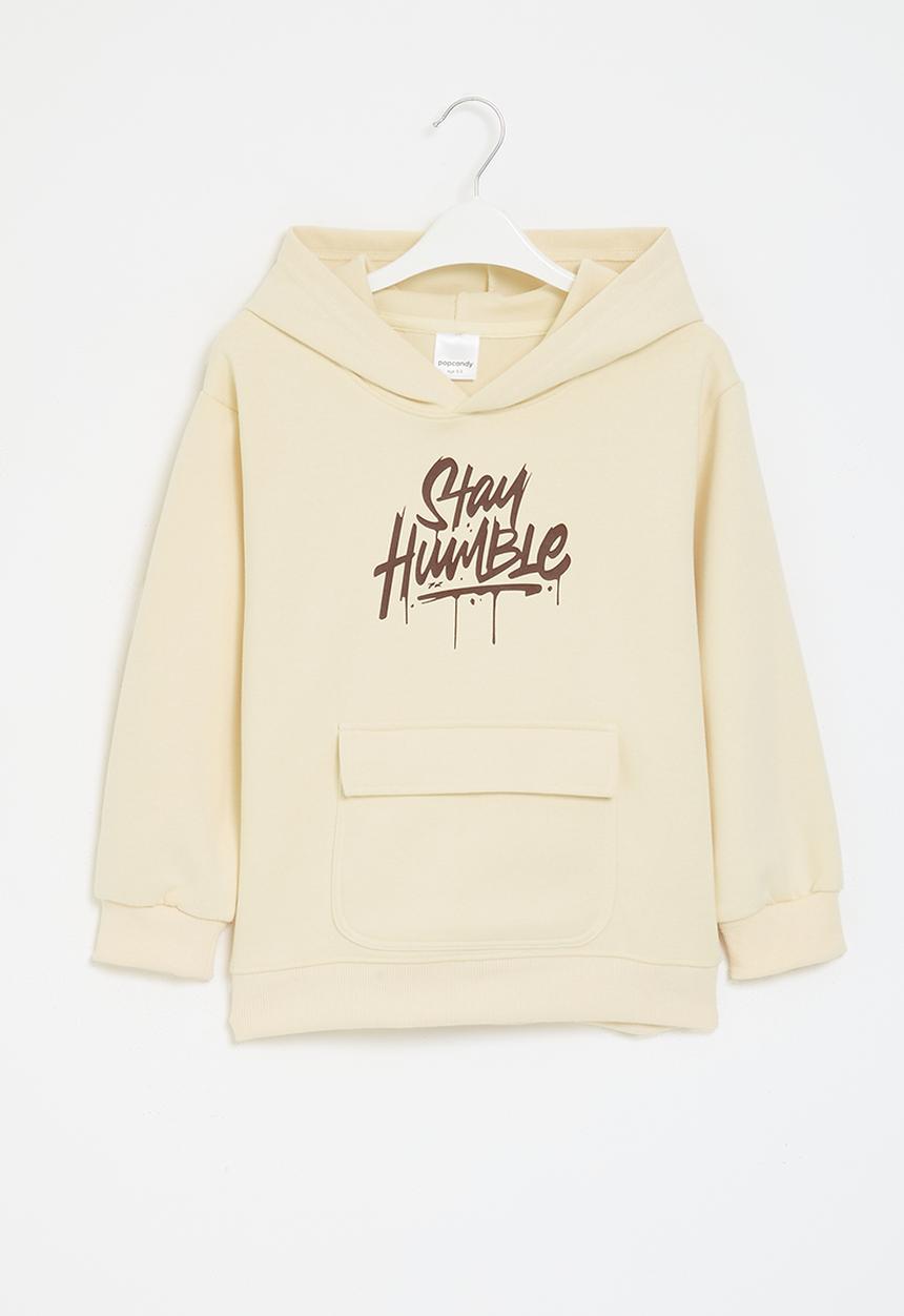 Pop Candy - Printed hoodie - cream