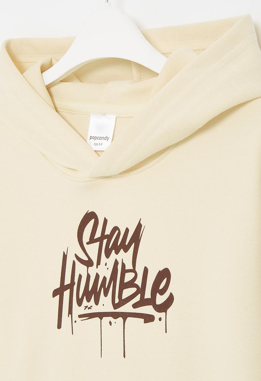 Pop Candy - Printed hoodie - cream