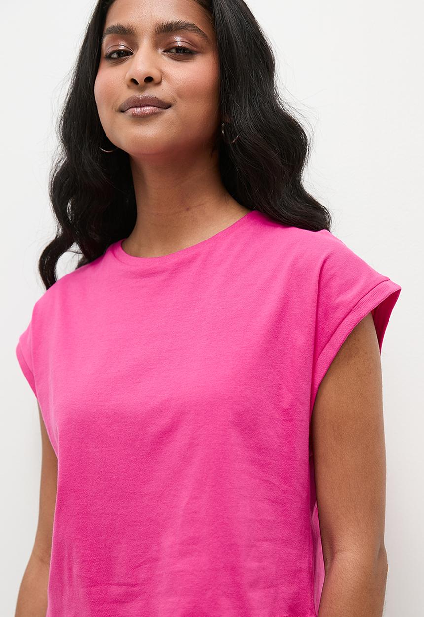 Superbalist - Grown on sleeve top - pink