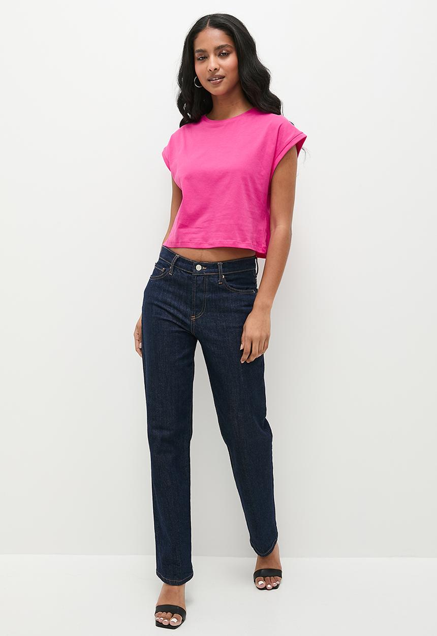 Superbalist - Grown on sleeve top - pink