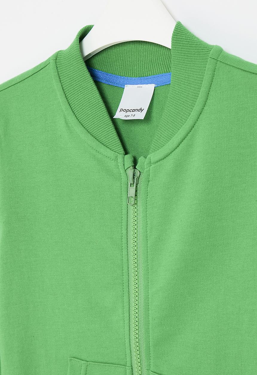 Pop Candy - Zip through fleece - green