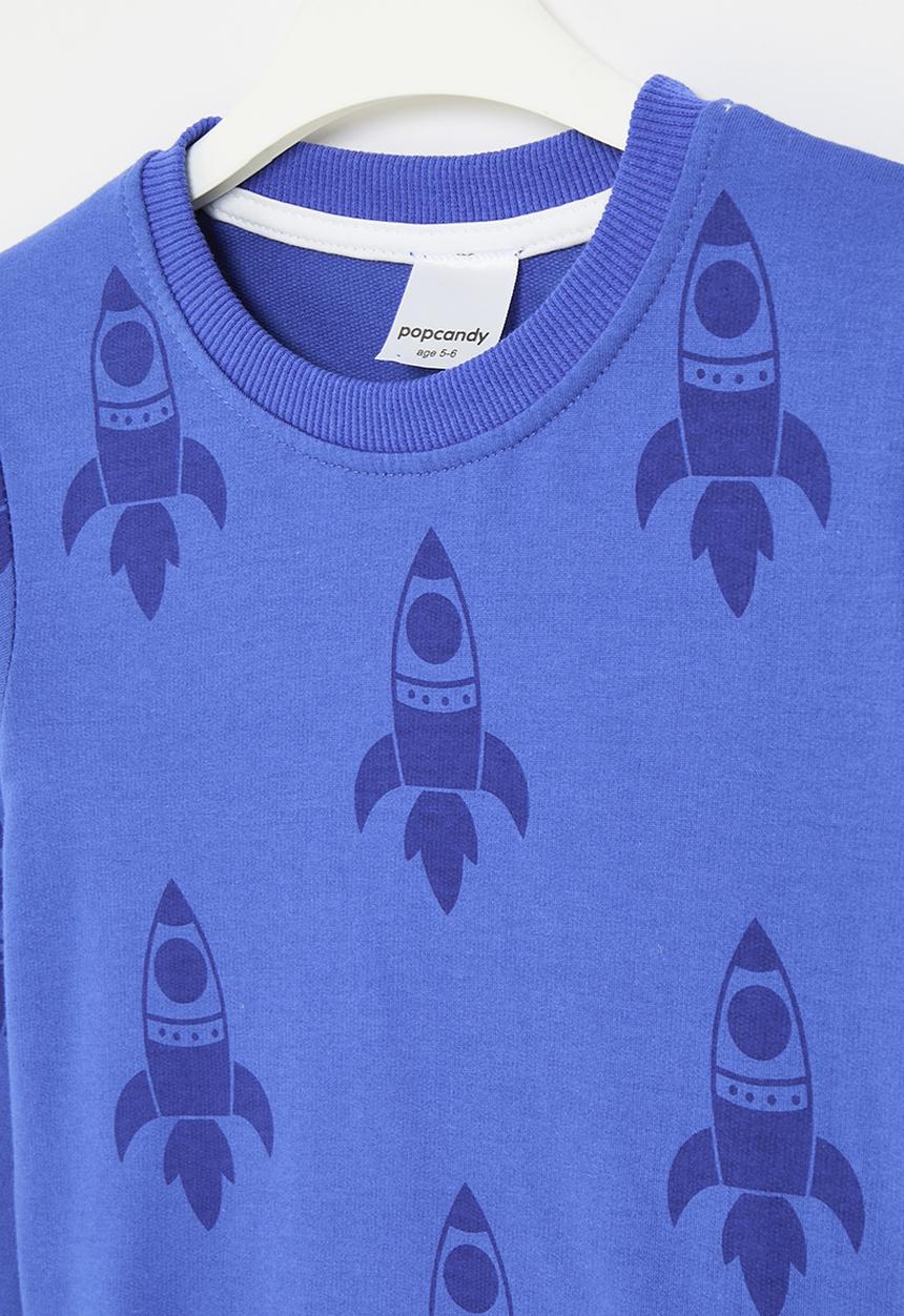 Pop Candy - Printed sweat top - royal blue