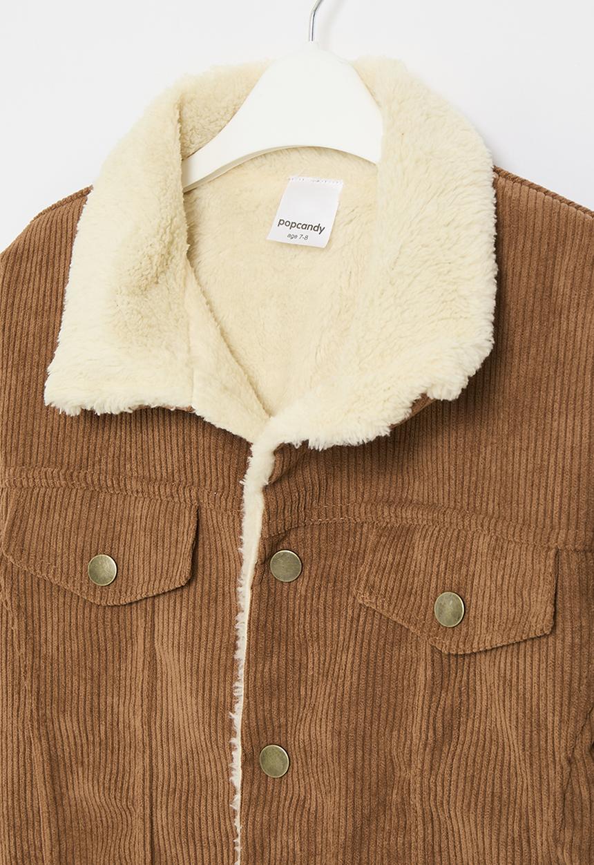 Pop Candy - Corduroy trucker jacket - brown