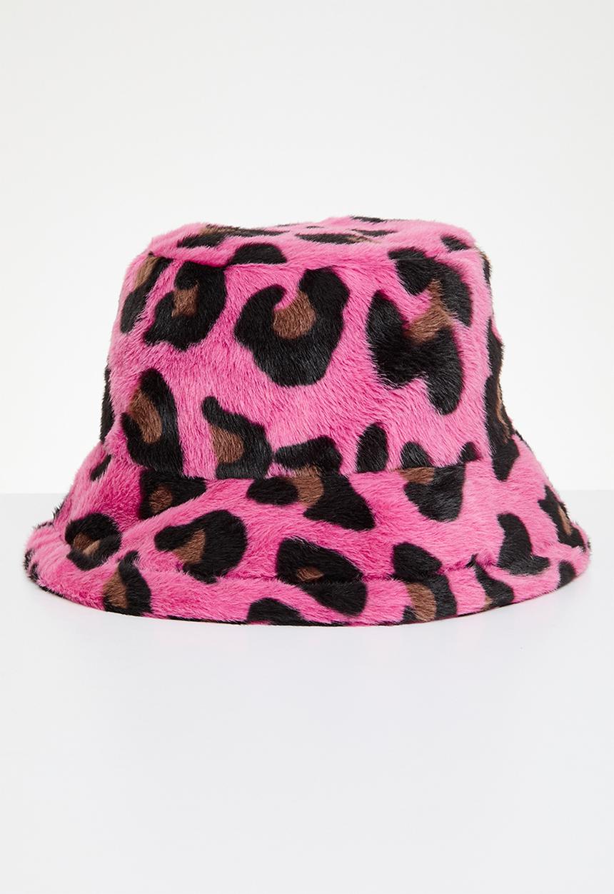 Pop Candy - Leopard print bucket hat - pink