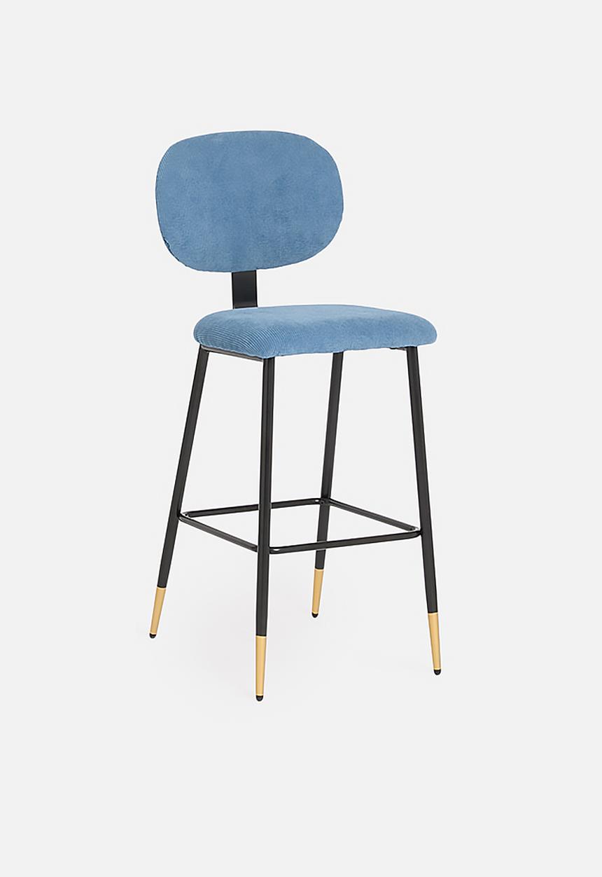 Sixth Floor - Elora bar stool - blue