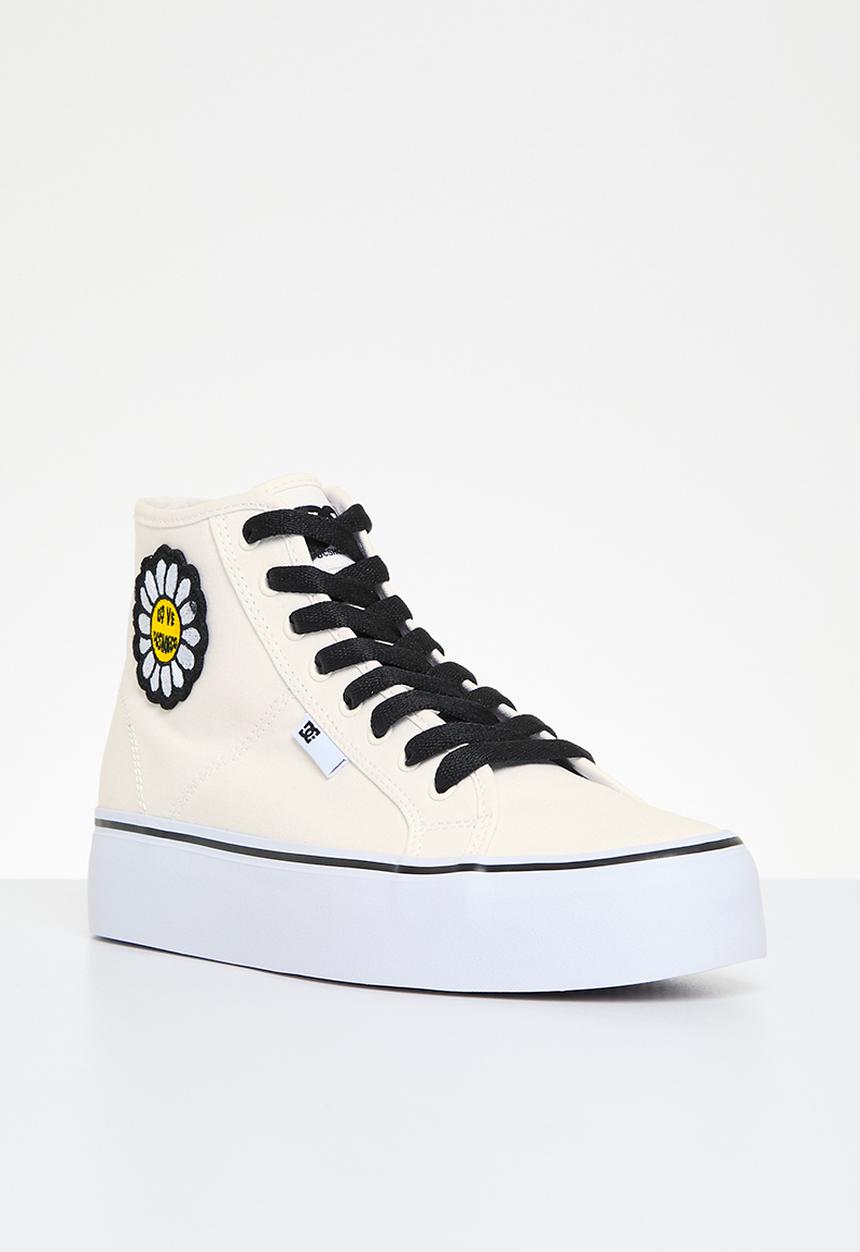 DC - Manual hi platform - white/black/flower (wbf)