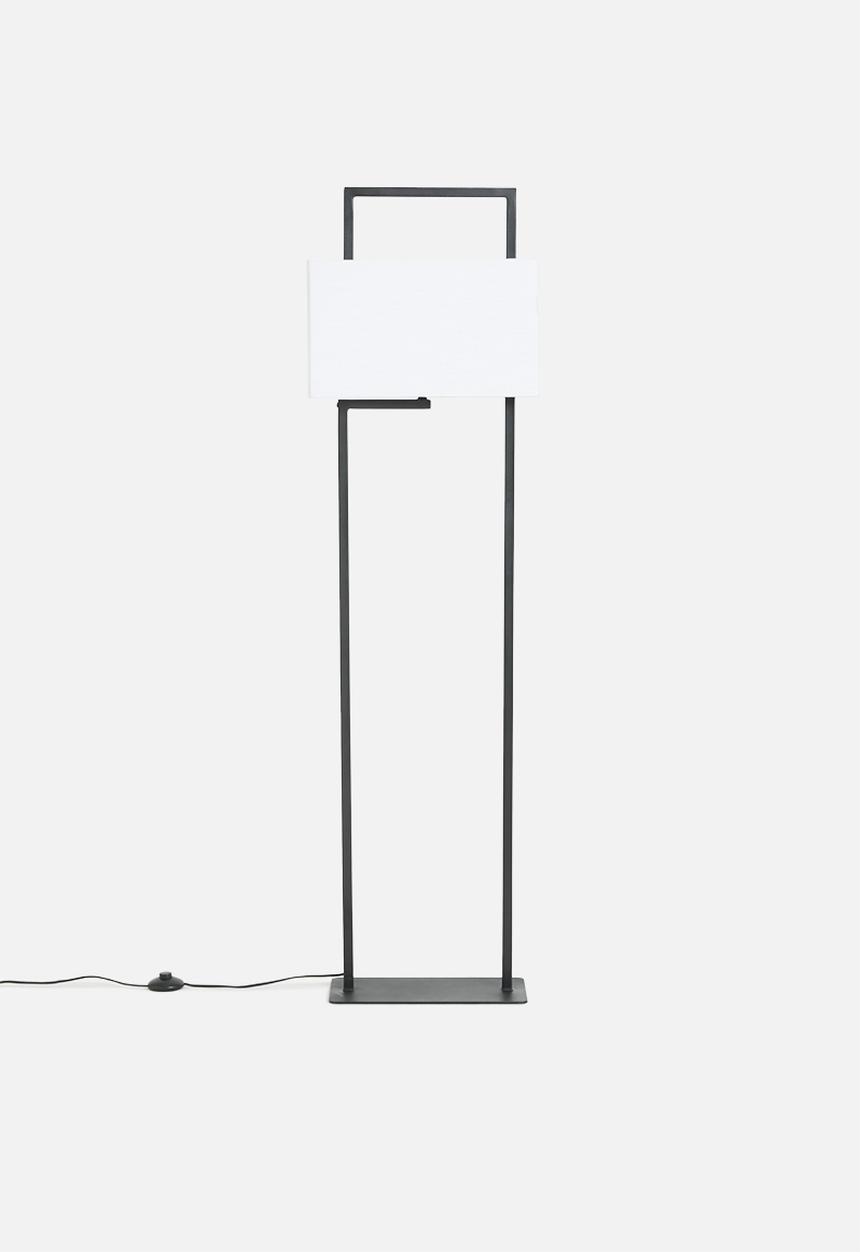 Sixth Floor - Cote floor lamp - black & white