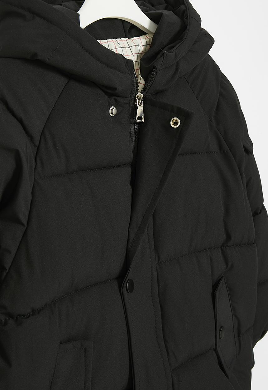 Pop Candy - Hooded puffer - black