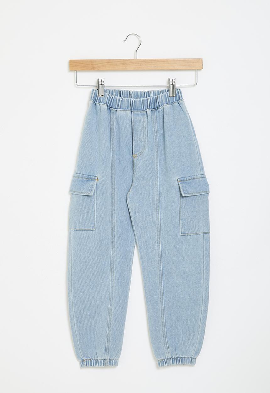 Pop Candy - Denim jogger - light blue