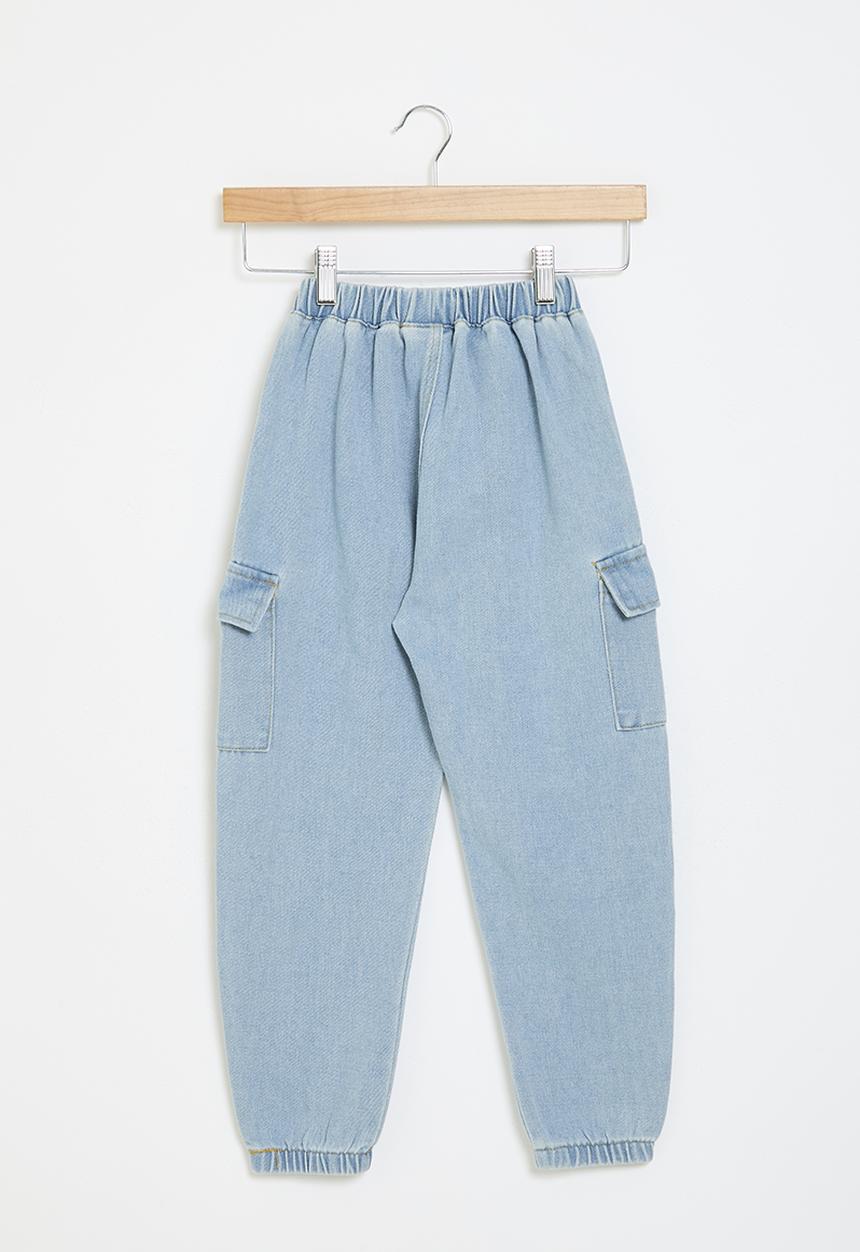 Pop Candy - Denim jogger - light blue