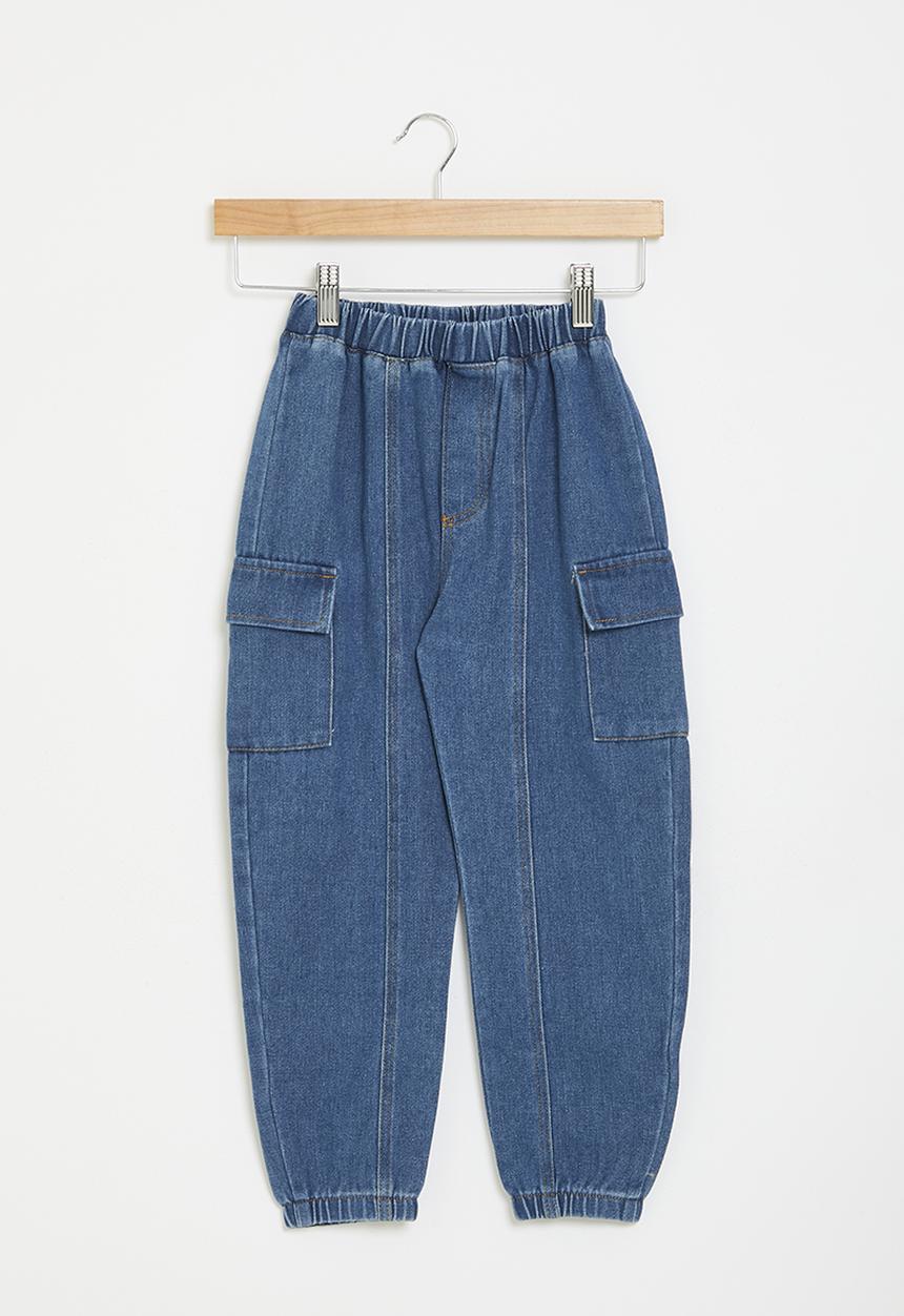 Pop Candy - Denim joggers - dark blue