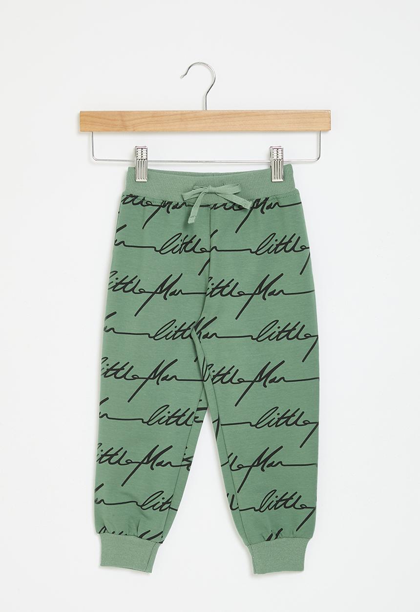 Pop Candy - Printed joggers - olive green