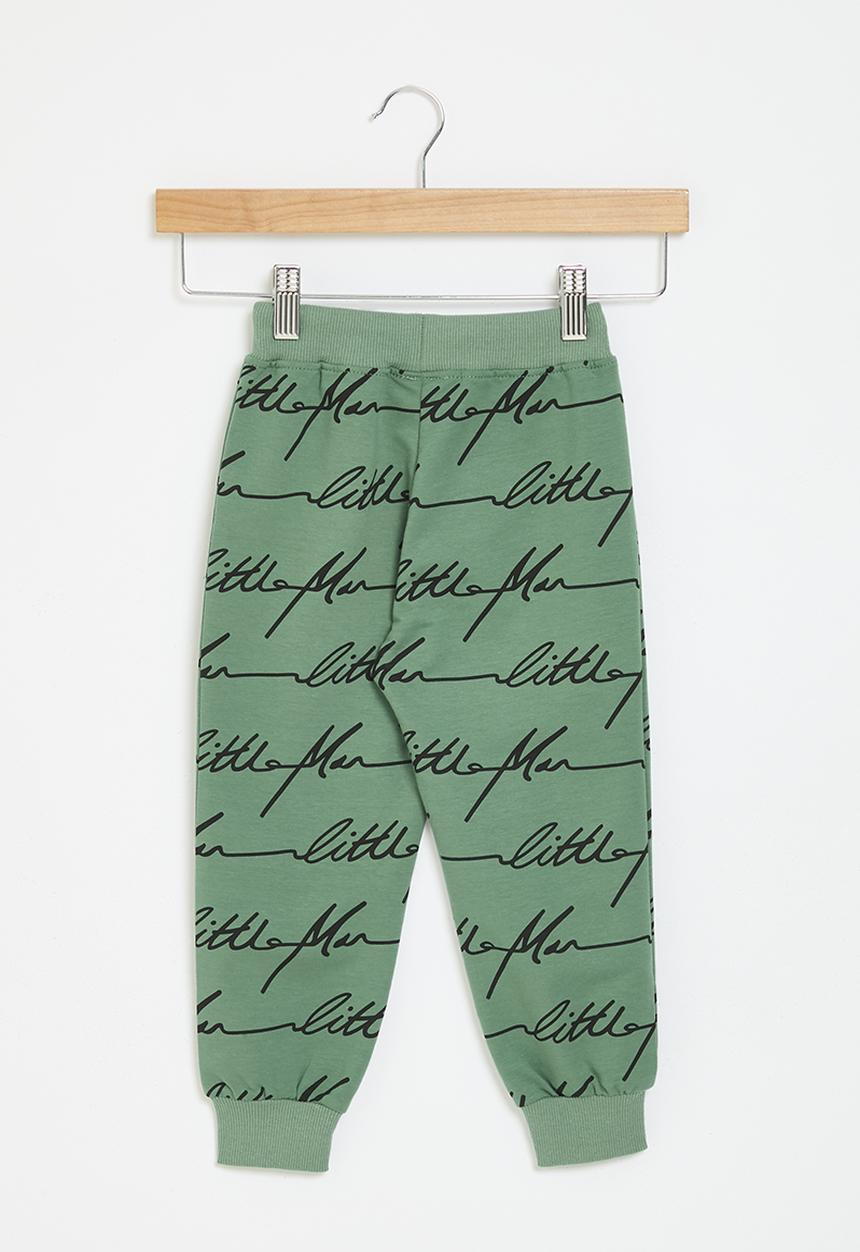 Pop Candy - Printed joggers - olive green
