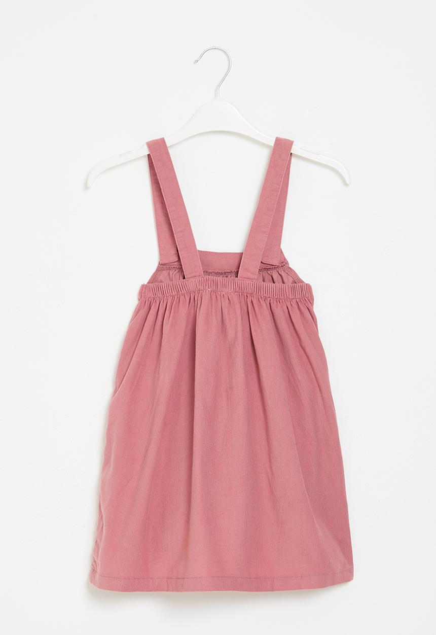 Pop Candy - Printed pinafore dress - blush 