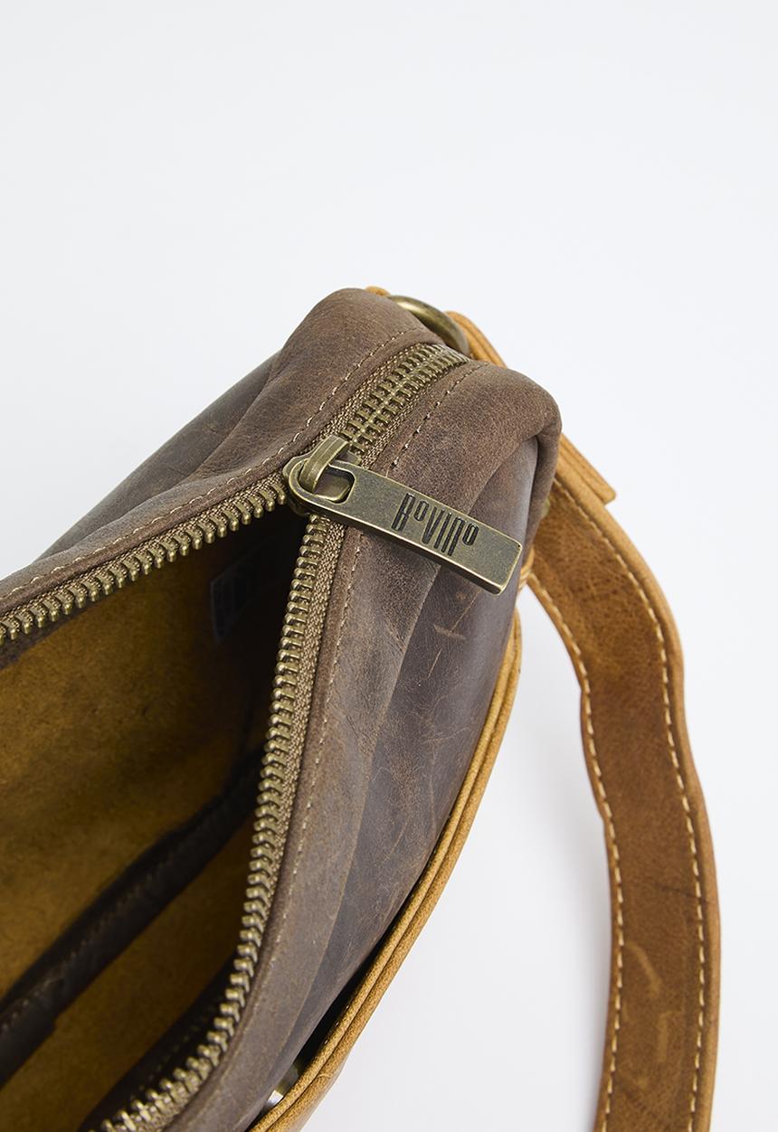 Bovino - Genova chest bag - toffee