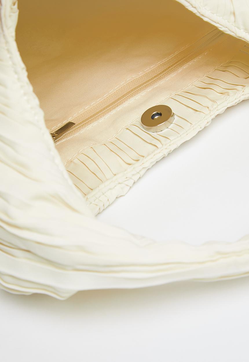 Superbalist - Plisse shoulder bag - cream
