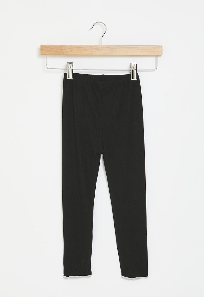 Pop Candy - Bow décor leggings - black