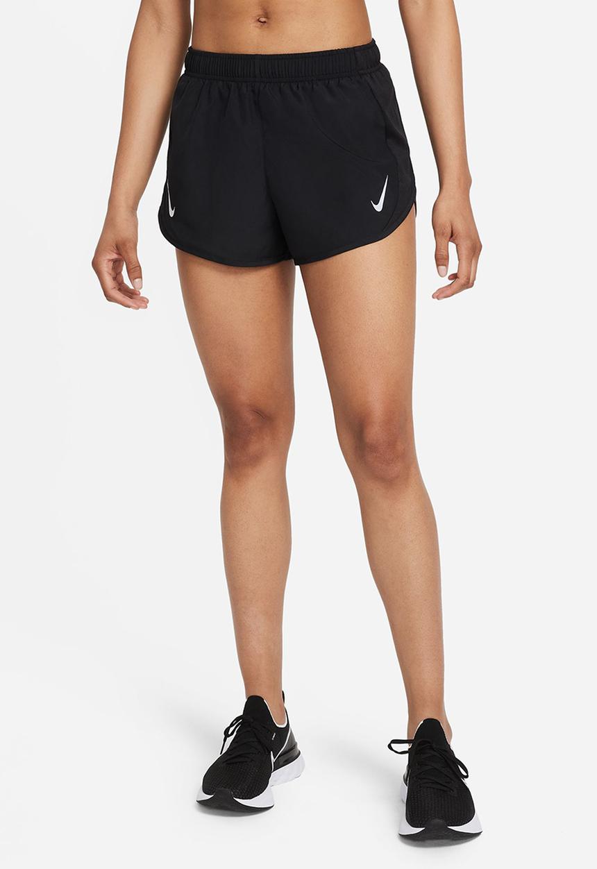Nike - W nk fast df tempo short - black/reflective silver