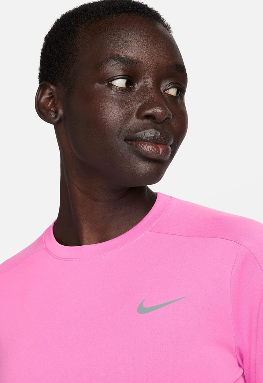 Nike - W nk df pacer crew - playful pink/reflective silver