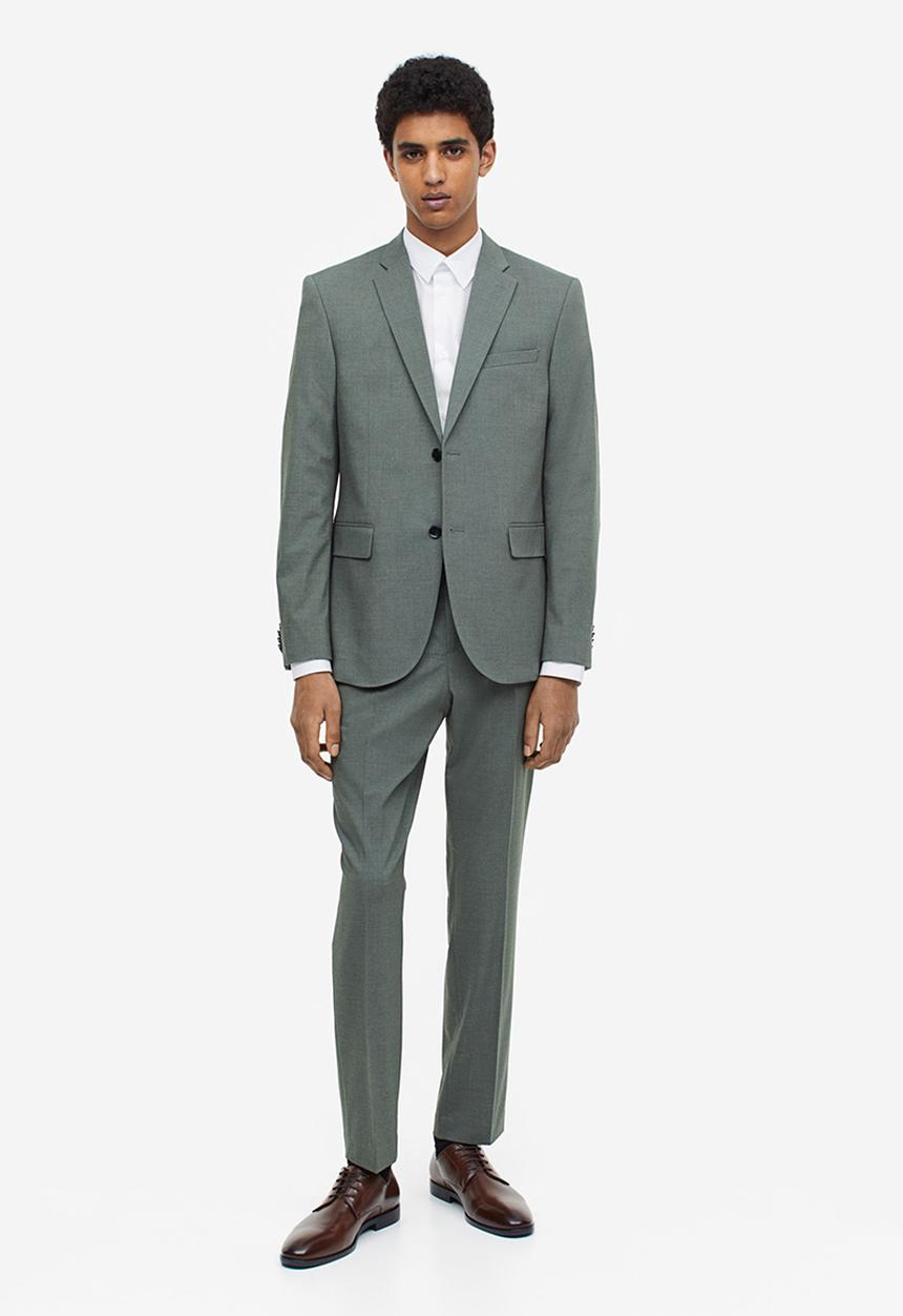 H&M - Regular fit poplin shirt - white