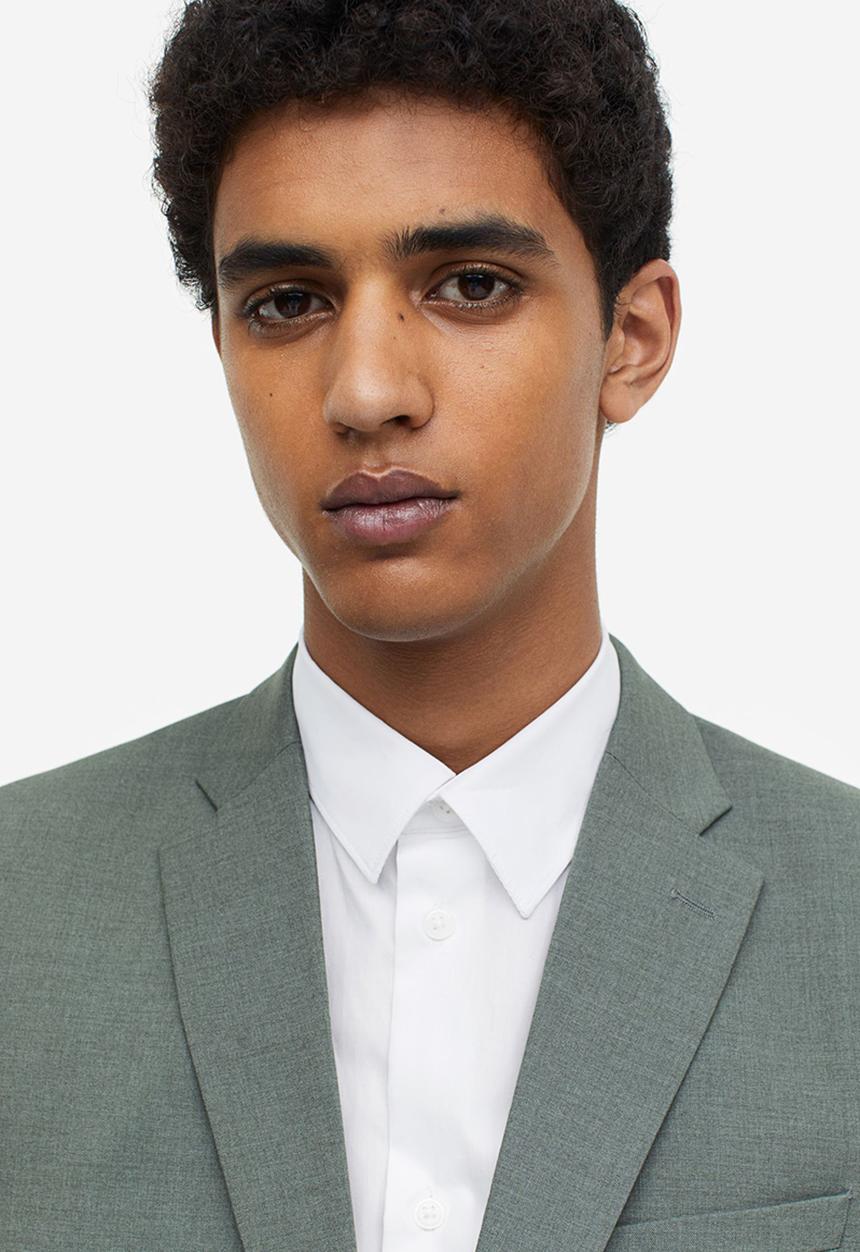H&M - Regular fit poplin shirt - white