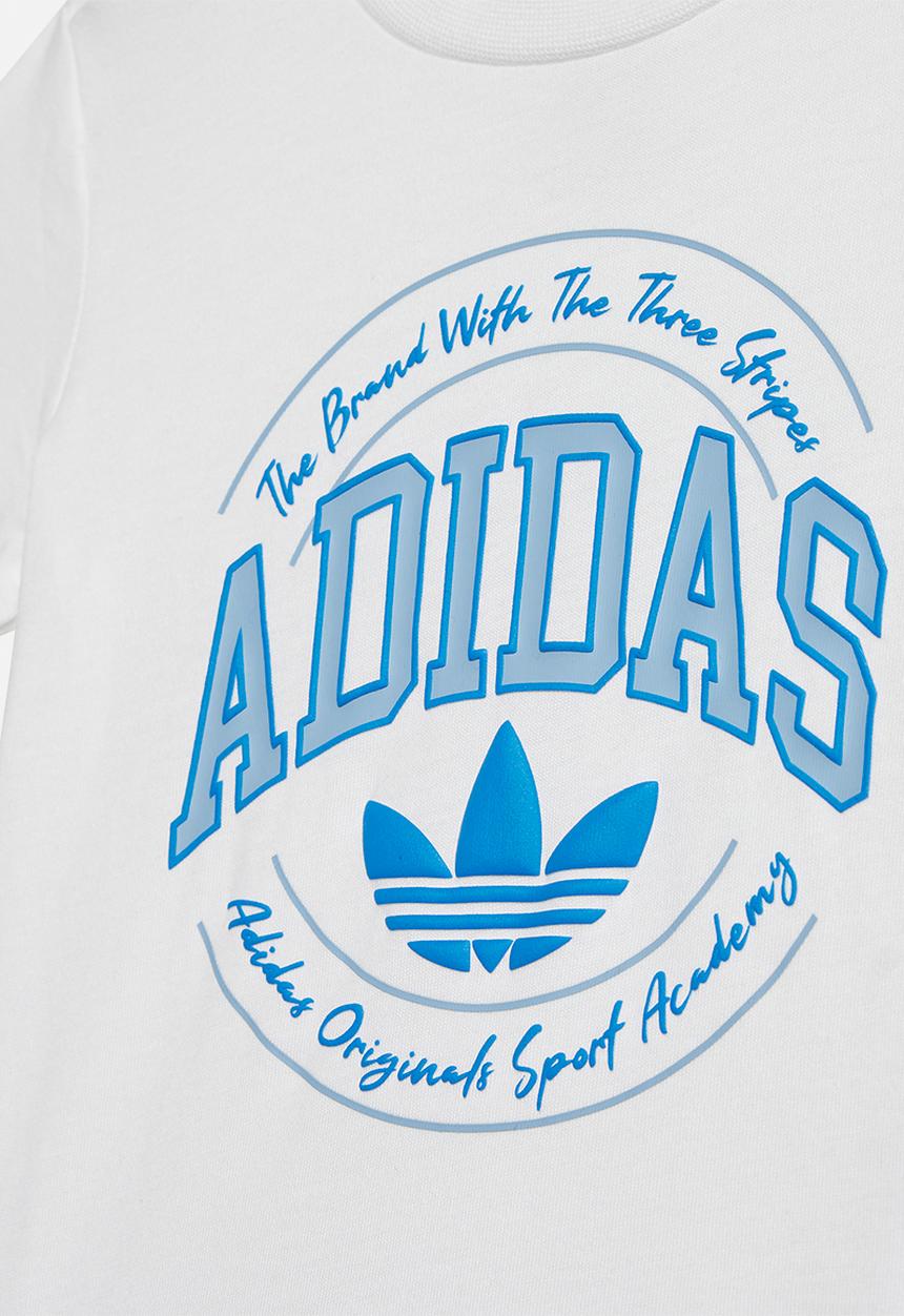 adidas Originals - Short tee set - white & night indigo