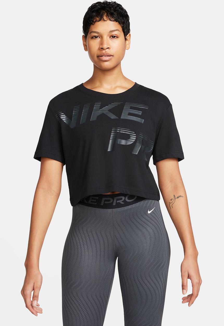 Nike - W nike pro short sleeve - black