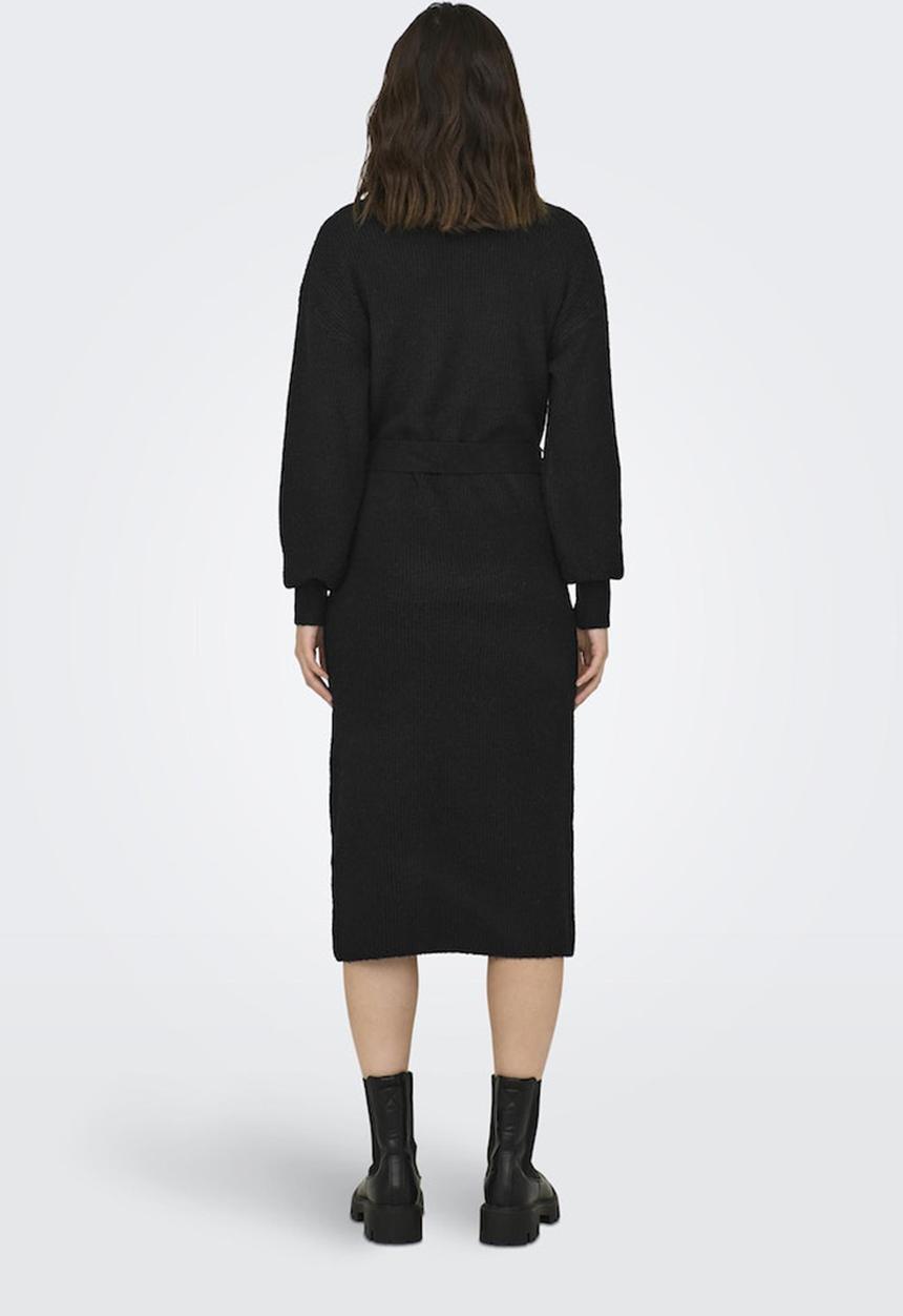 ONLY - Thilde Life L/S Dress Ex Knt - black