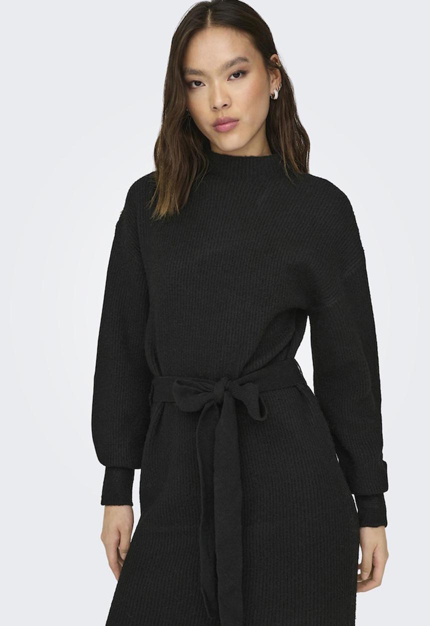 ONLY - Thilde Life L/S Dress Ex Knt - black