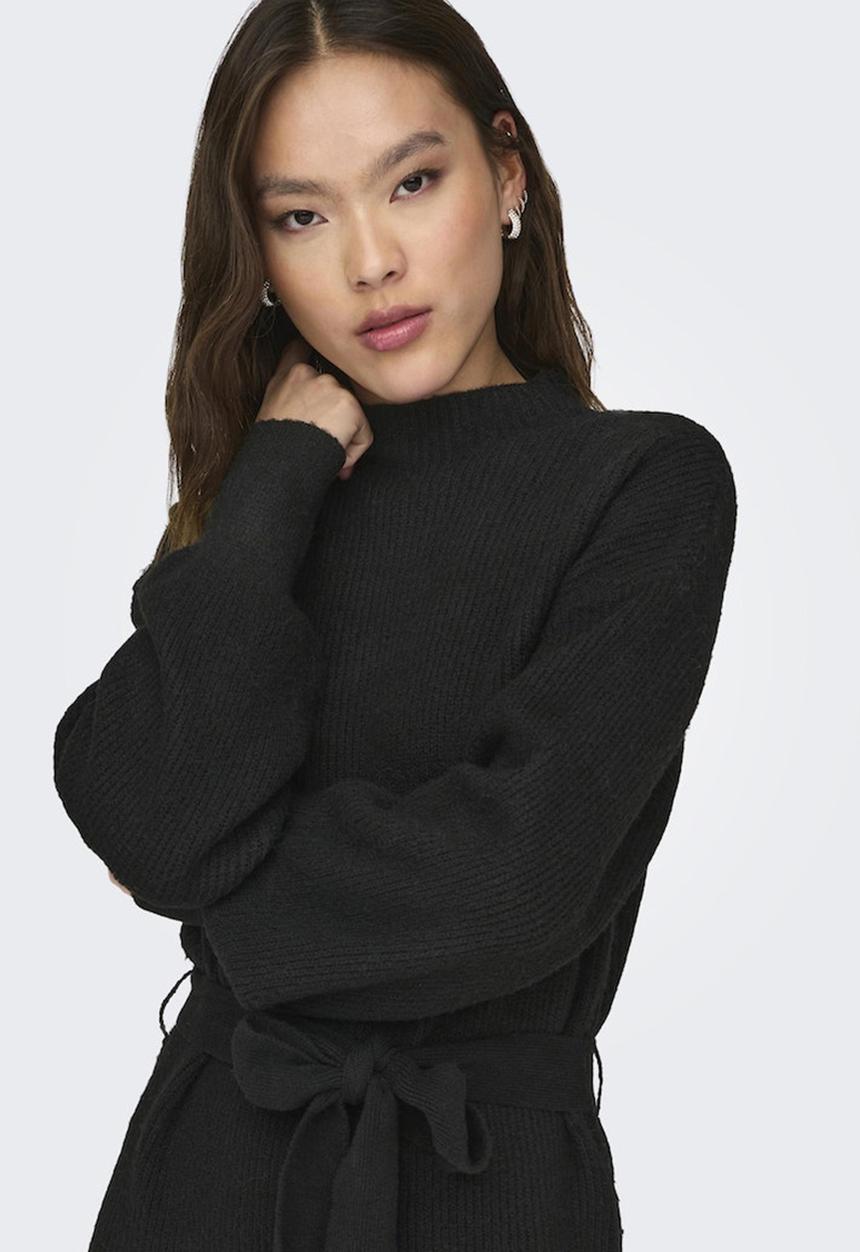 ONLY - Thilde Life L/S Dress Ex Knt - black
