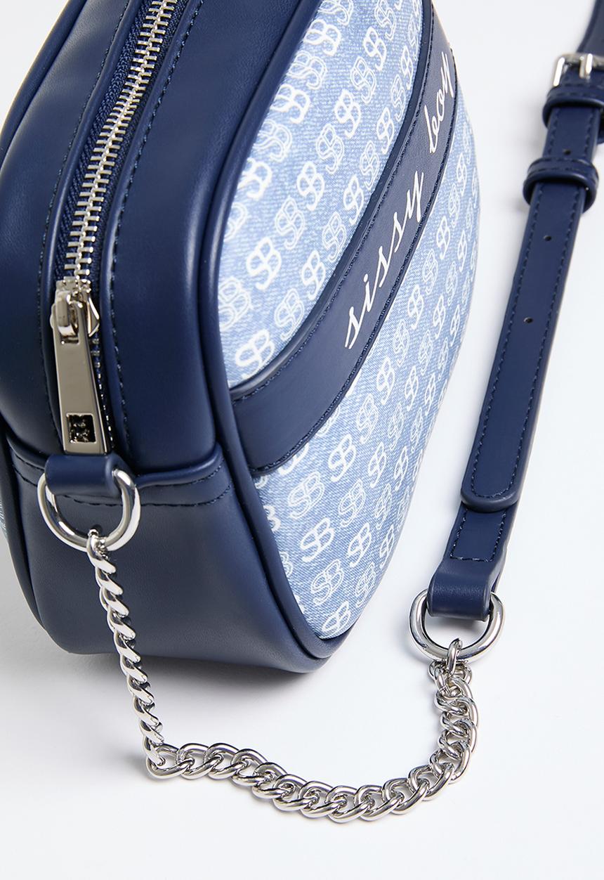 SISSY BOY - Denim camera bag - navy