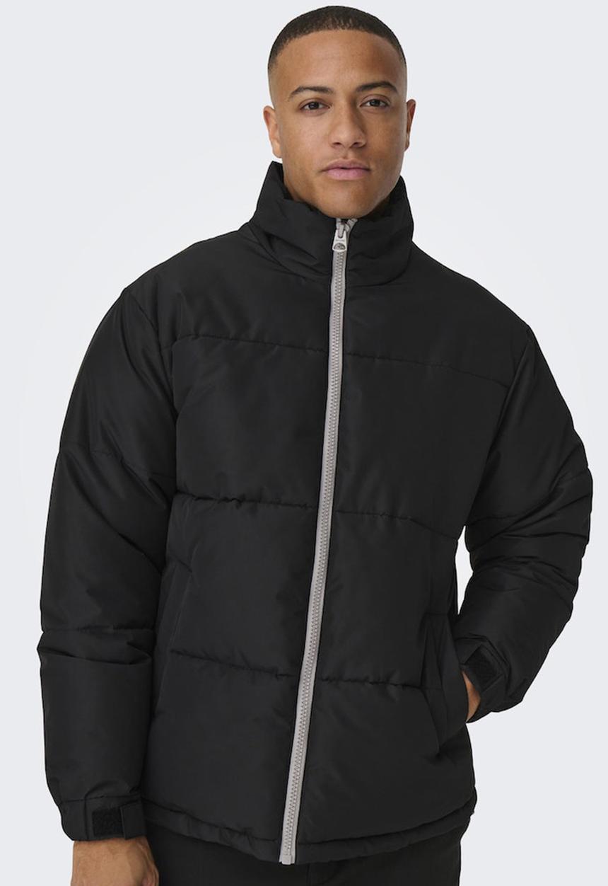 Only & Sons - ONSCatch Puffer Jacket Otw - Black
