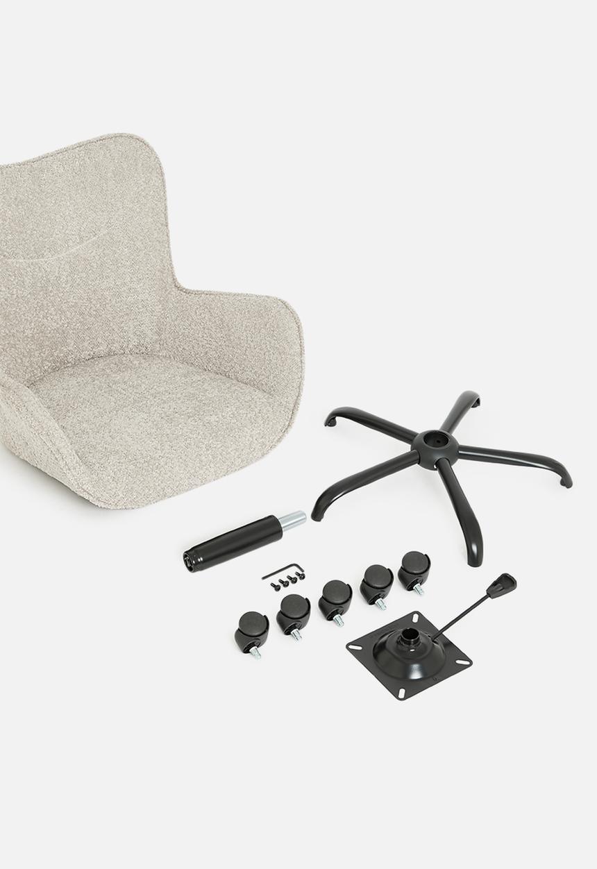 Sixth Floor - Cohen office chair - natural boucle