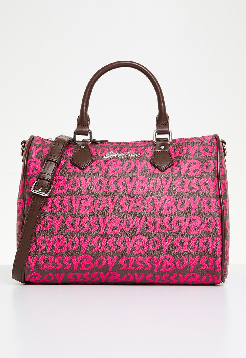 SISSY BOY - Graffiti bag - pink