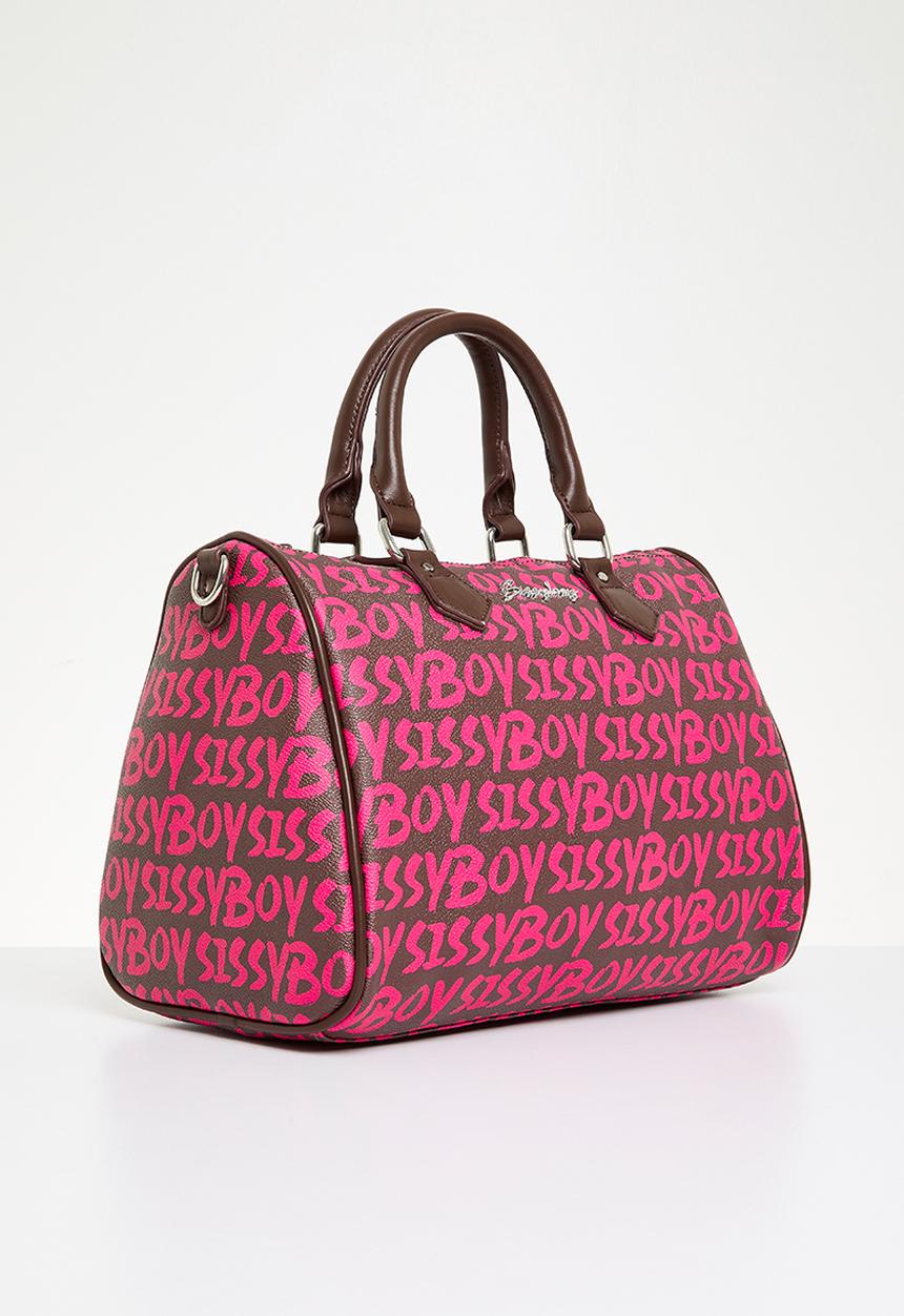 SISSY BOY - Graffiti bag - pink