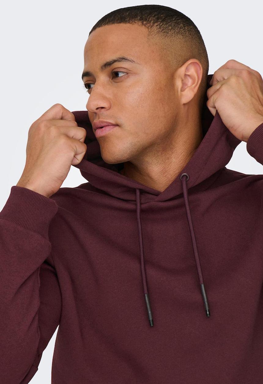 Only & Sons - ONSCeres Hooodie Sweat - Fudge