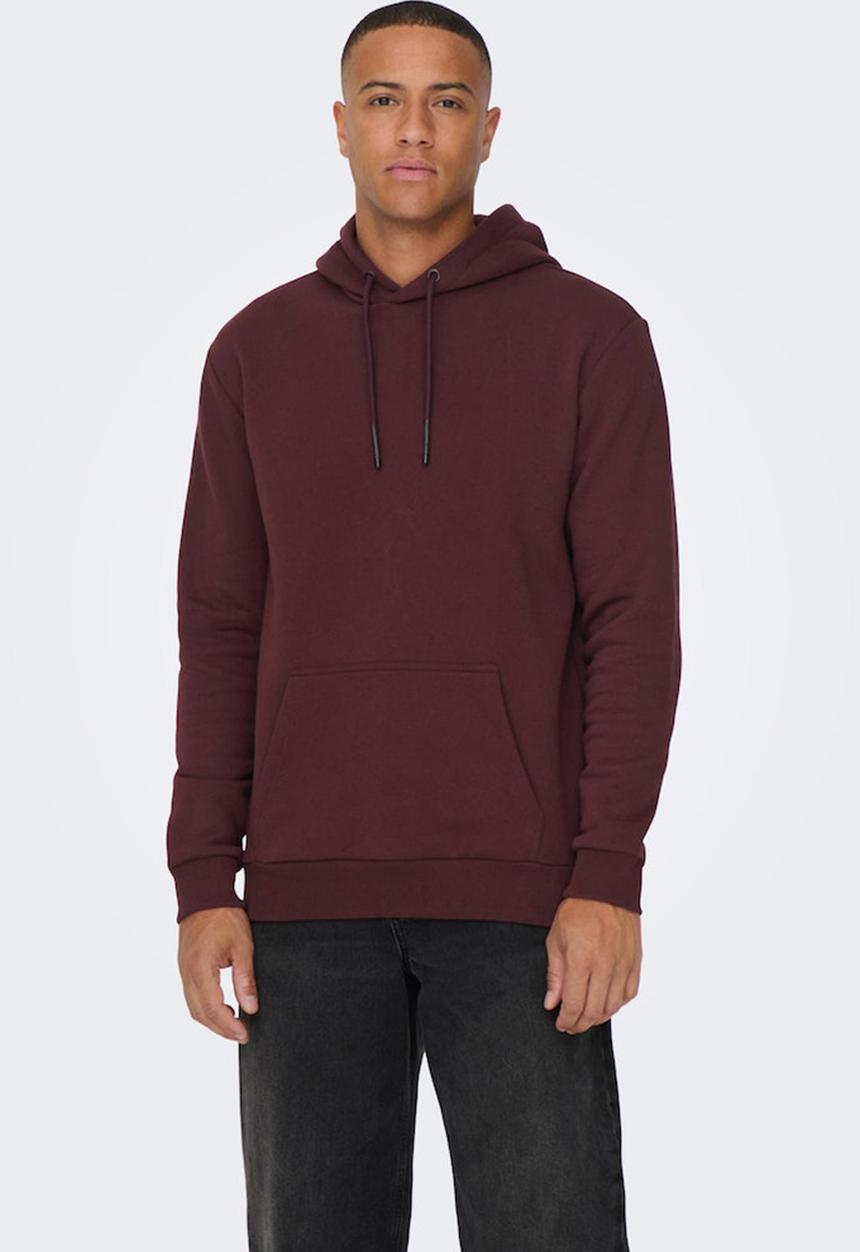 Only & Sons - ONSCeres Hooodie Sweat - Fudge