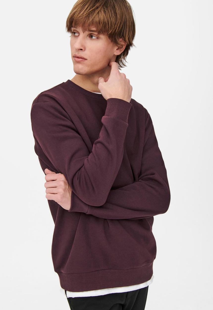 Only & Sons - ONSCeres Crew Neck - Fudge