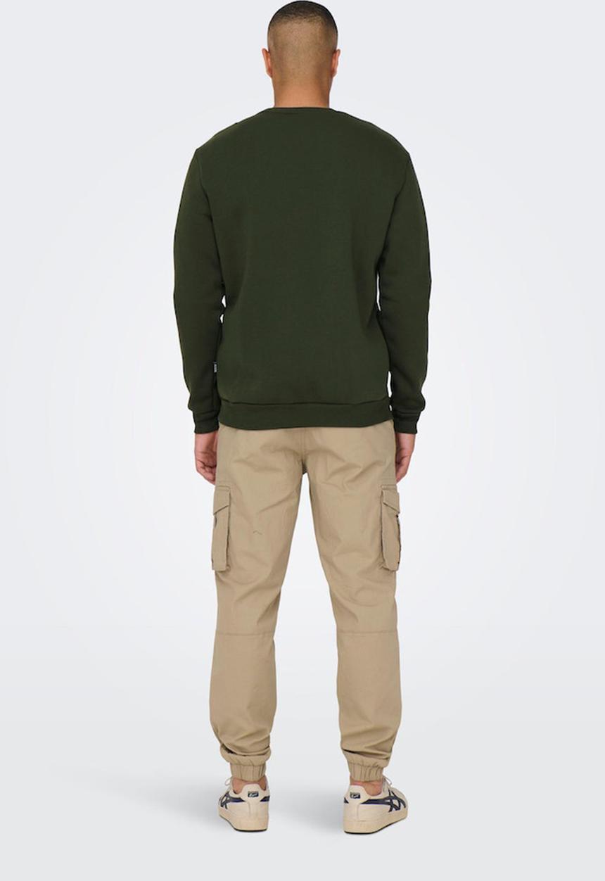 Only & Sons -  ONSCeres Crew Neck - Rosin