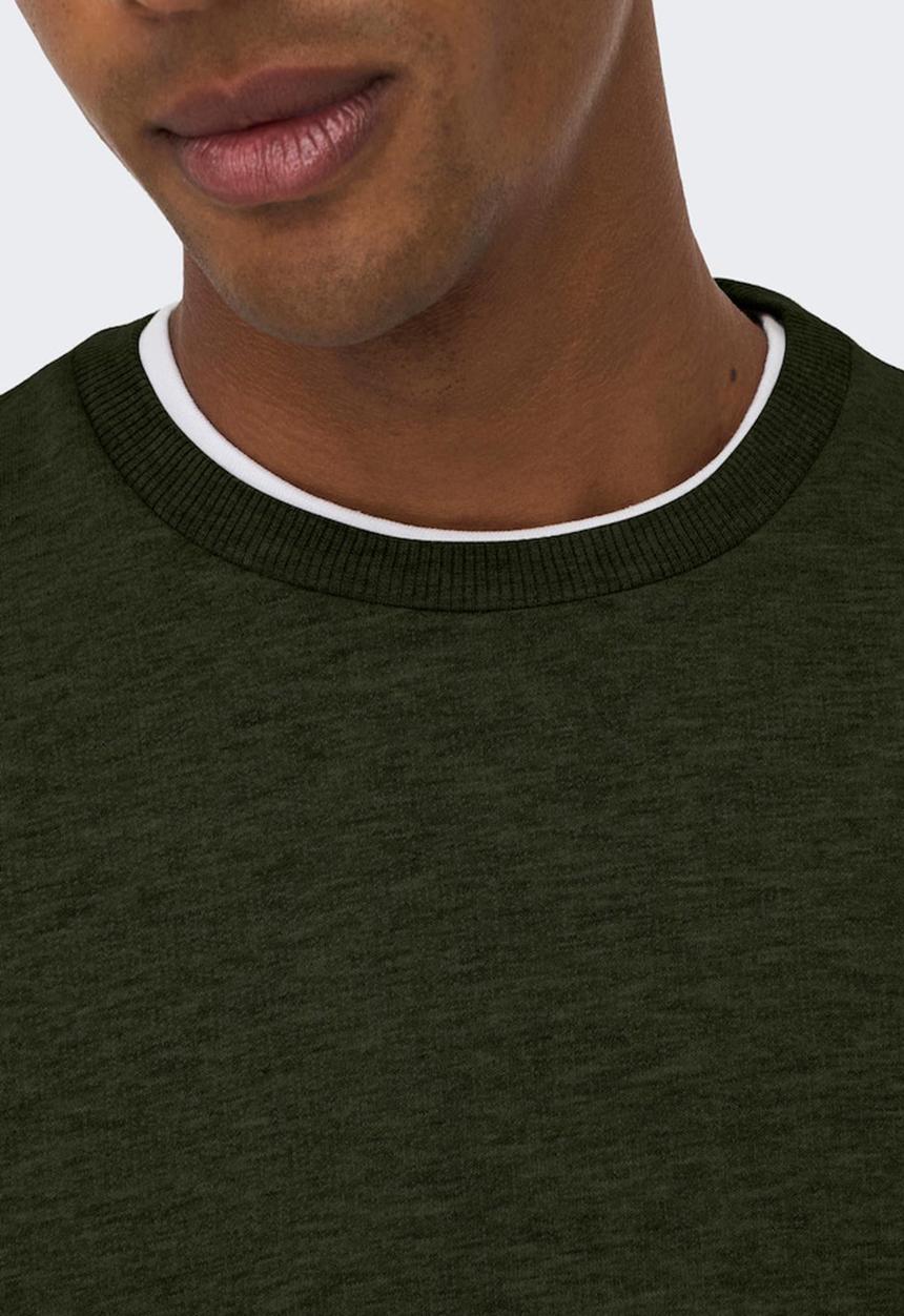 Only & Sons -  ONSCeres Crew Neck - Rosin