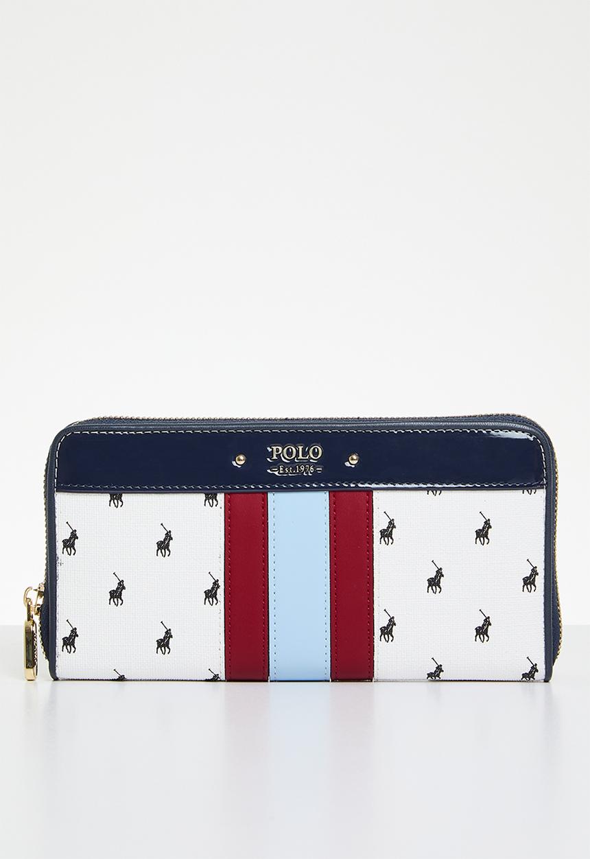 POLO - Manhattan zip around purse - navy
