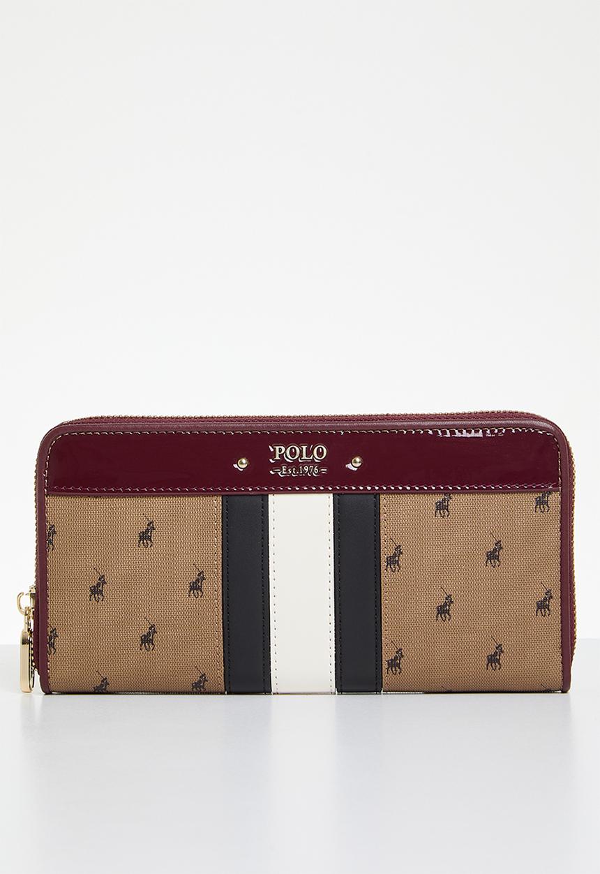 POLO - Manhattan zip around purse - burgundy