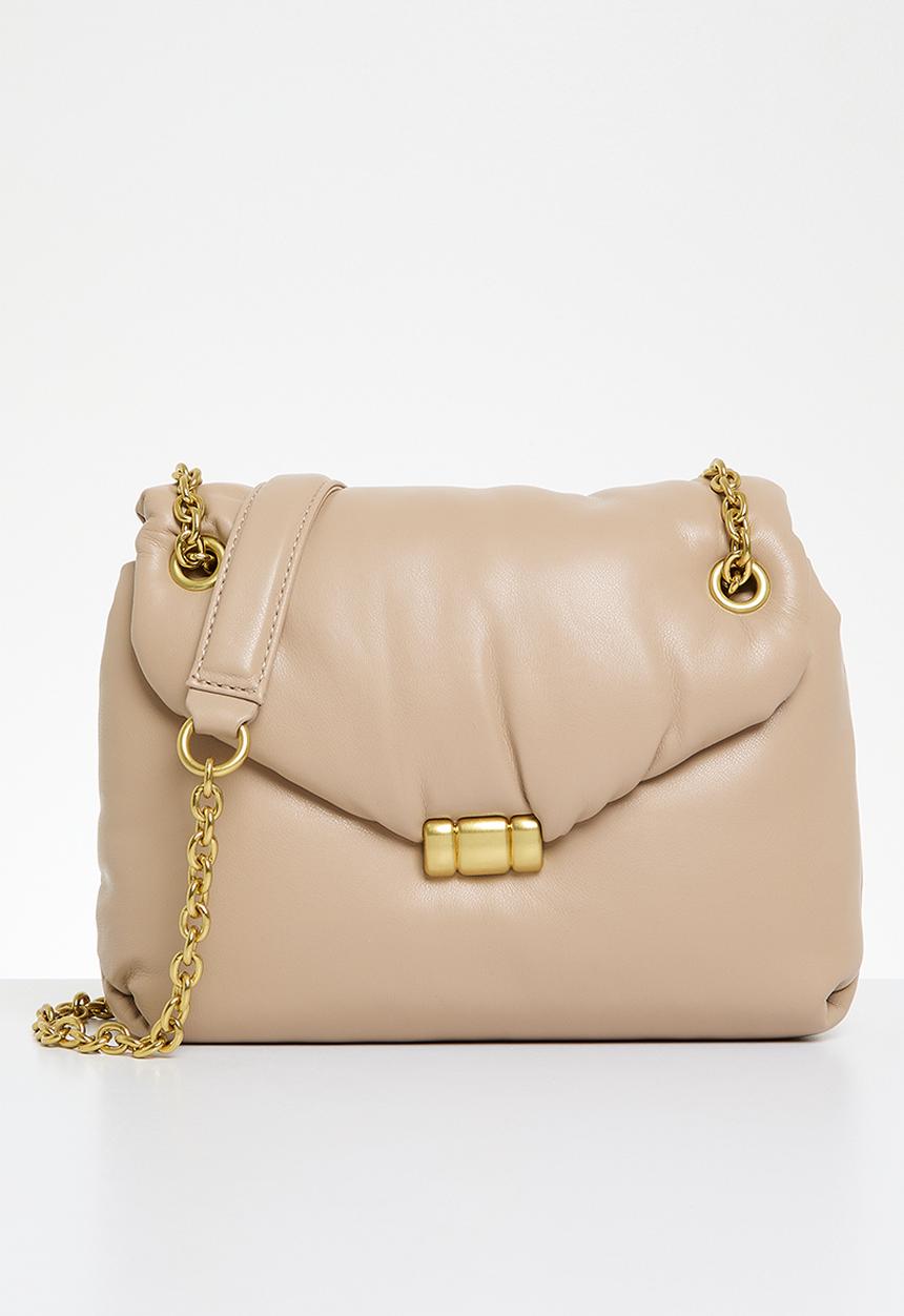 MANGO - Bag falco-ta - light pastel brown