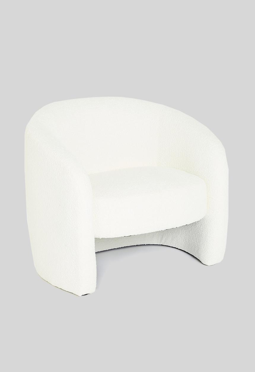 Sixth Floor - Bodi sherpa occasional chair - white