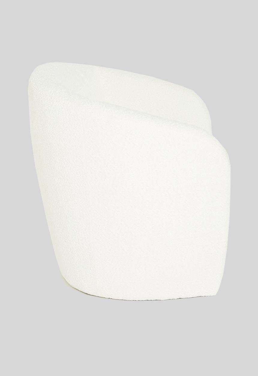 Sixth Floor - Bodi sherpa occasional chair - white