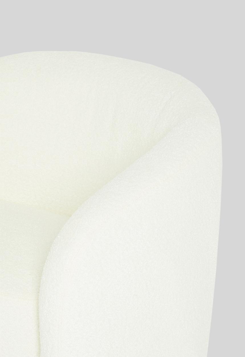 Sixth Floor - Bodi sherpa occasional chair - white