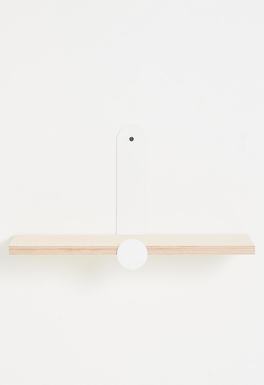 Native Decor - Calire wall mounter shelf-white