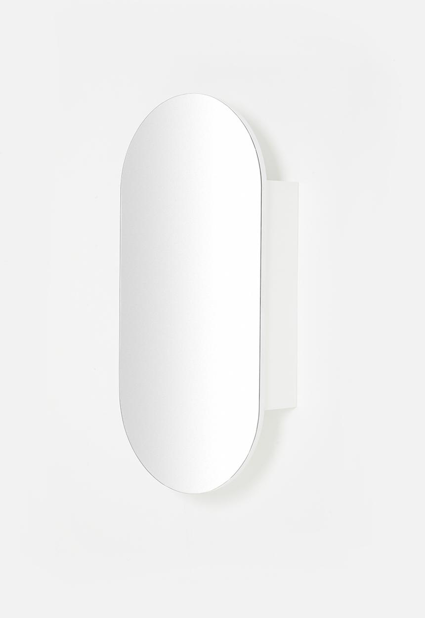 Native Decor - Wall mounted pill bathroom cabinet - white