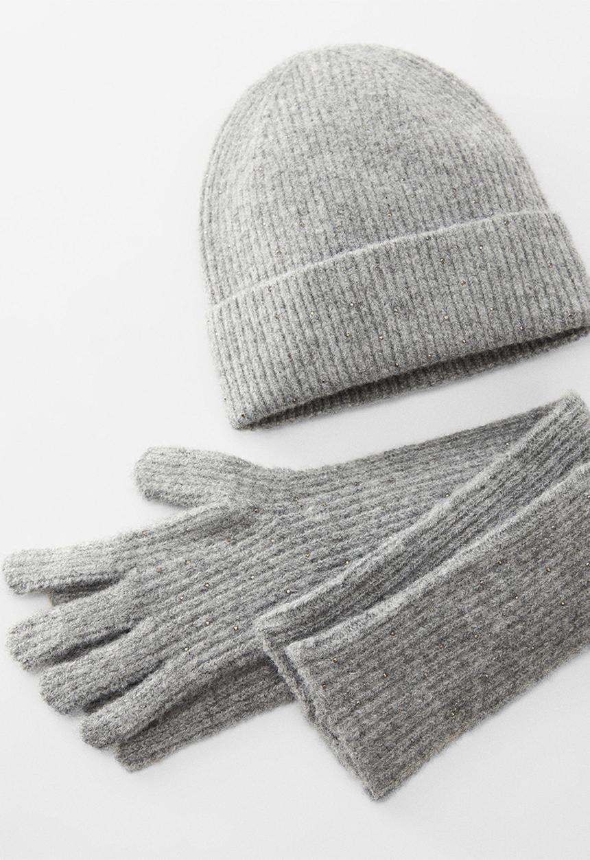 MANGO - Hat skyler - medium gray