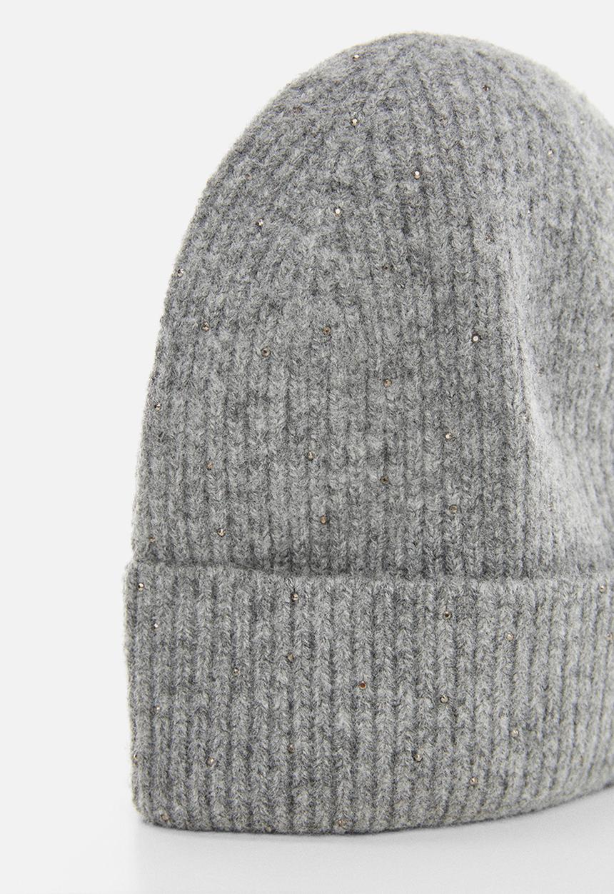 MANGO - Hat skyler - medium gray